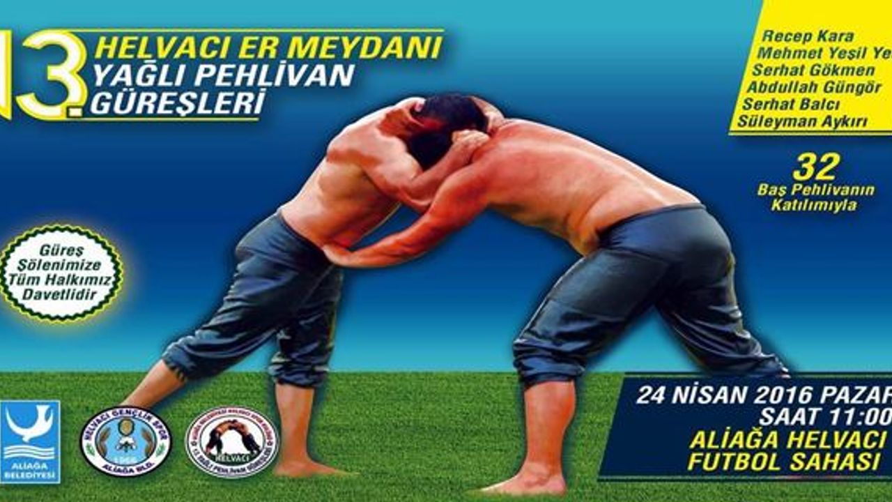 13. Helvacı Yağlı Pehlivan Güreşleri Başlıyor