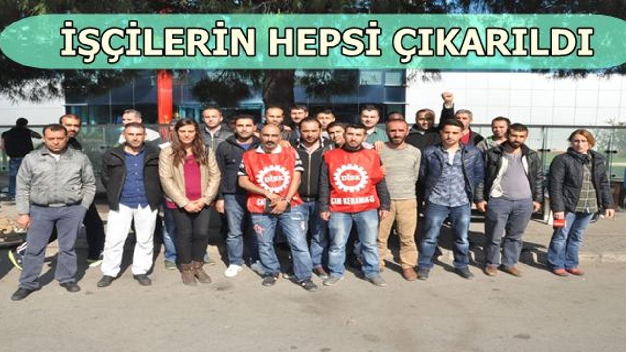 Bir işçi çıkarıldı, 130 işçi eyleme gitti