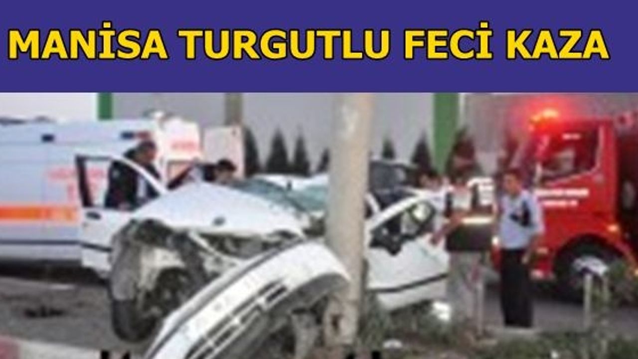 Turgutlu da Trafik Kazası: 2'si ağır 3 kişi yaralı
