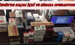 İzmir'de kaçak içki ve sigara ticareti