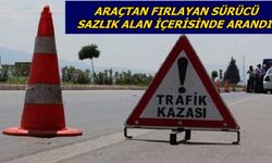 İzmir'de yoldan çıkan otomobil takla attı:2 yaralı