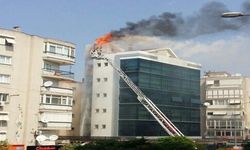 10 katlı binada yangın paniği