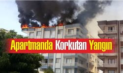 İzmir'de Apartman Yangını