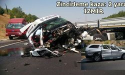 İzmir'de Zincirleme Kaza: 2 yaralı