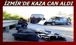 İzmir'de trafik kazası:2 ölü