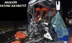 Otobüs, TIR'a arkadan çarptı: 1 ölü 29 yaralı