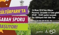 Kültürpark'ta Sabah Sporu Başlıyor