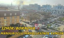 Bornova Mansuroğlu Mahallesinde Yangın 