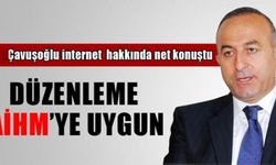 Çavuşoğlu net konuştu: 'Düzenleme AİHM’ye uygun'