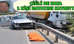 Çiğli'de kaza 1 kişi hayatını kaybetti 