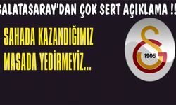 Galatasaray'dan Çok Sert Açıklama