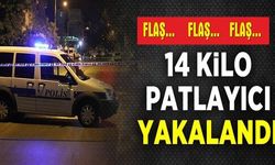 İzmir Gaziemir de 14 kilo patlayıcı yakalandı