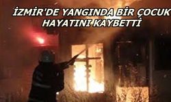 İzmir menderes de ev yangını 
