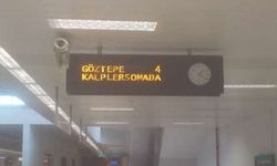 İzmir Metrosu'nda "KALPLER SOMA'DA"  Mesajı
