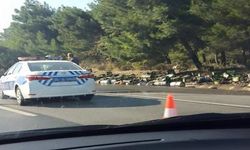 İzmir Otoban girişinde kaza