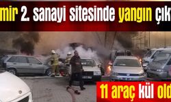 İzmir Sanayi Sitesinde Yangın