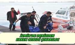 İzmir'de Denizden Erkek Cesedi Çıkarıldı 
