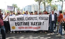 İzmir’de Eğitimciler İş Bıraktı