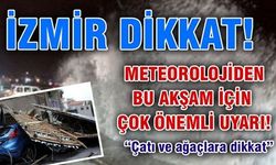 İzmir'de fırtına uyarısı