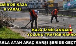 İzmir'de Kaza 6 Yaralı