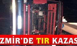 İzmir'de Sunta Yüklü Kamyon Kaza Yaptı