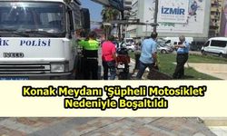 İzmir'de Şüpheli Motosiklet Korkuttu