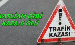 İzmir'de trafik kazası: 6 ölü, 1 yaralı
