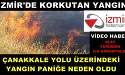 İzmir'de Yangın 