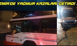 İzmir'de Yine Yağmur Yine Kaza