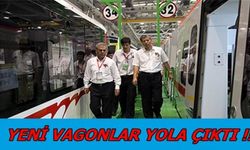 İzmir'in Yeni Vagonları Yola Çıktı 