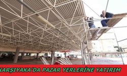 Karşıyaka'da Pazar Yerlerine Yatırım