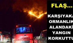 Karşıyaka'daki Orman Yangını Korkuttu