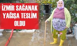 Yağış İzmir'de Hayatı Durdurdu