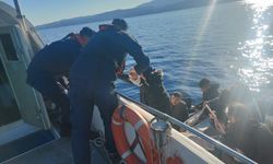 İzmir Sahil Güvenlik 21 kaçak göçmeni yakaladı