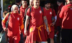 Galatasaray, Göztepe ile oynayacağı karşılaşma için İzmir’de..