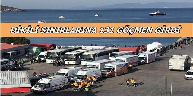 Sığınmacıları Taşıyan İlk Gemi Midilli'den Dikili'ye Geldi