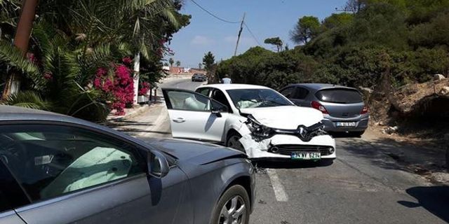 İzmir'de trafik kazası: 2 yaralı