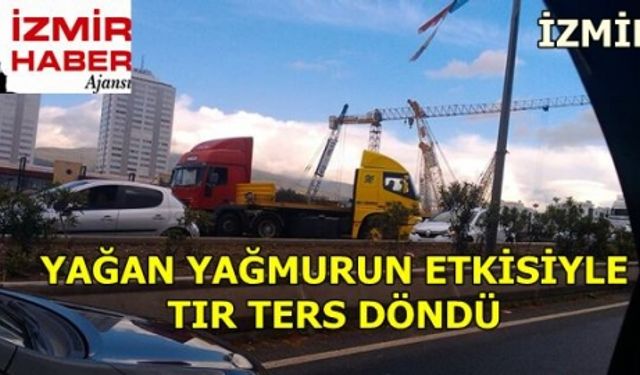 Ankara Caddesinde tır kazası 