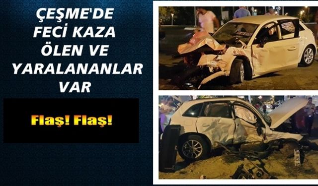 Çeşme'de Feci Kaza