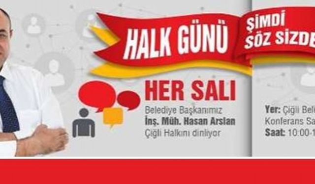 Çiğli'de "Halk Günleri" Başlıyor 