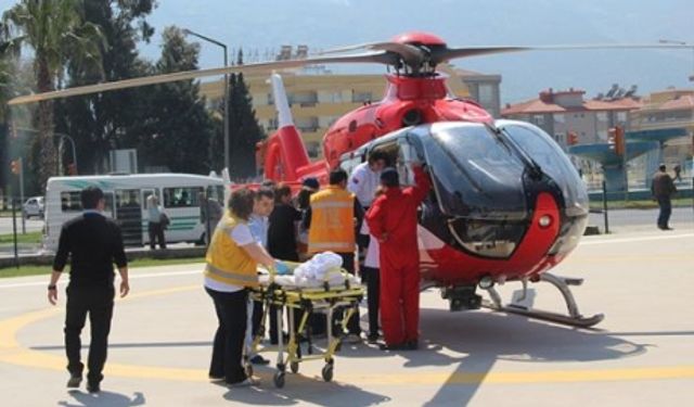 Hava Ambulansı İsmet Efe İçin Havalandı 