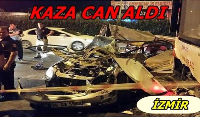 İzmir'de kaza can aldı 