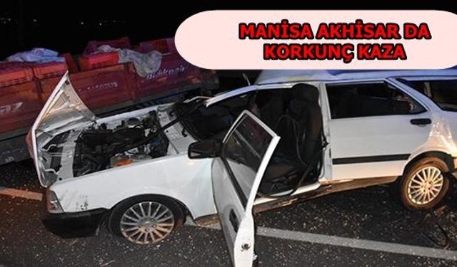 Manisa kaza:1 kişi öldü, 7 kişi yaralı 