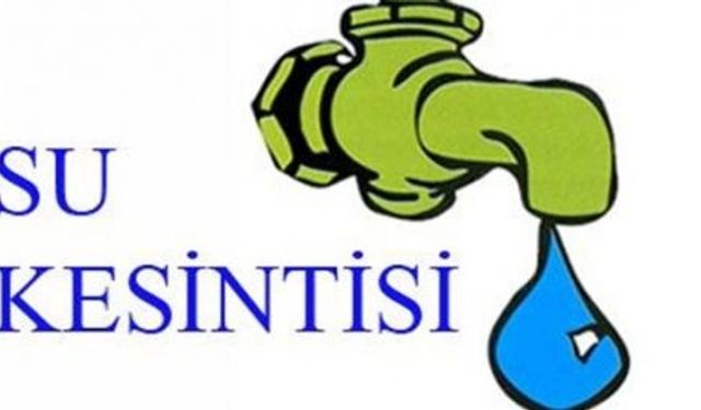 Menemen'de su kesintisi 