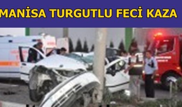 Turgutlu da Trafik Kazası: 2'si ağır 3 kişi yaralı