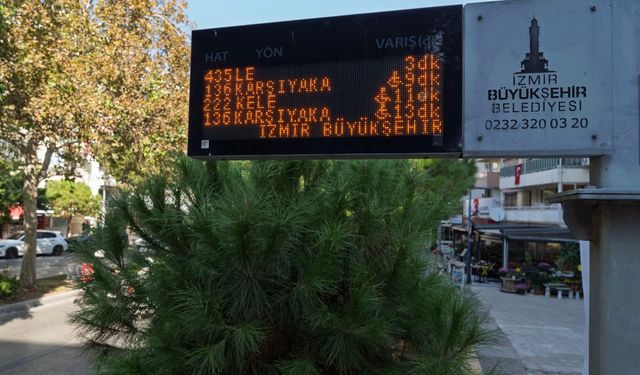 Akıllı duraklar İzmir’e geliyor..