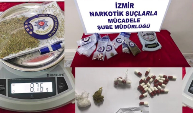 İzmir'de 3 Aylık Takiple Yakalanan 18 Zehir Taciri Tutuklandı
