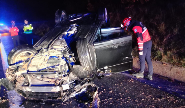 İzmir-İstanbul Otoyolu'nda trafik kazası: 4 yaralı