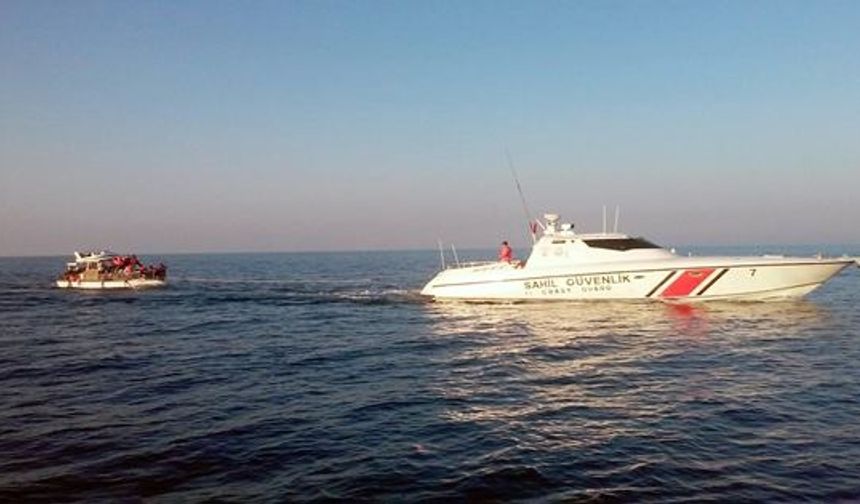 42 mülteci özel teknede yakalandı 