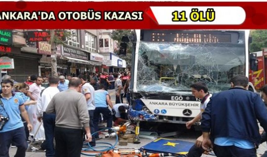 Başkent'te Otobüs Kazası Can Aldı 